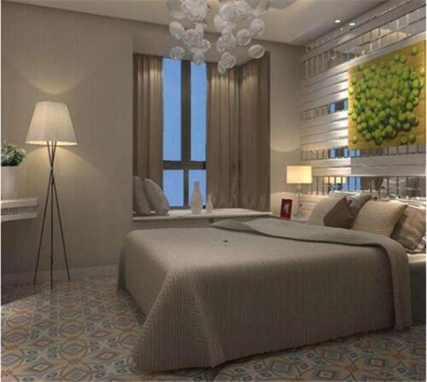 室内效果图制作 当卧室贴上花砖会有什么样的效果3.jpg